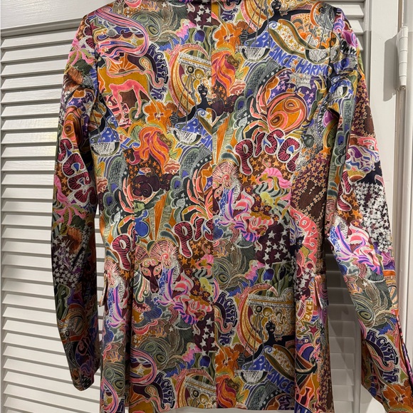 Vibrant Multicolor Women's Blazer - Picture 3 of 3